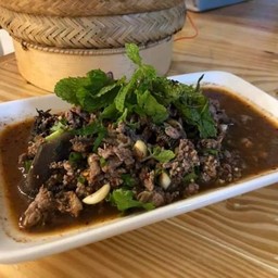 ลาบเนื้อ สุก