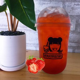 ชาเขียว-สตรอเบอรี่