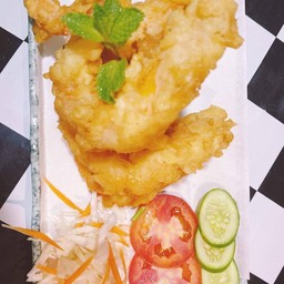 กุ้งชุปแป้งทอด