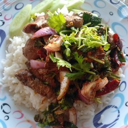 ยำตับหวานร้าดข้าว