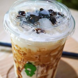 มะพร้าวนมสดบราวน์ชูก้าไม่ปั่น