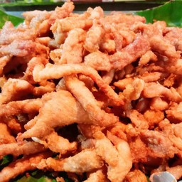 หมูล้วนทอดกระเทียม 1ขีด