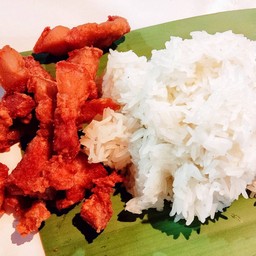 ข้าวเหนียวหมูสามชั้น