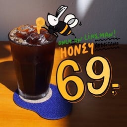 Honey Americano special price only on lineman!
