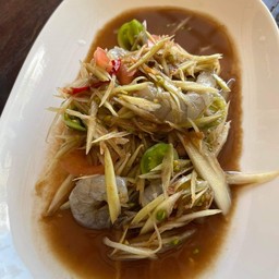 ตำกุ้งสด