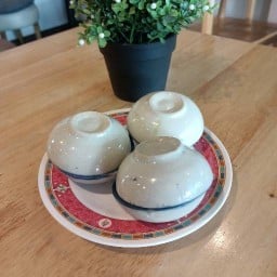 ลูกชิ้นทอดแม่วิ & ข้าวไข่ข้น