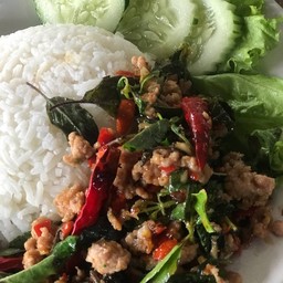 ข้าวกระเพราหมูสับ