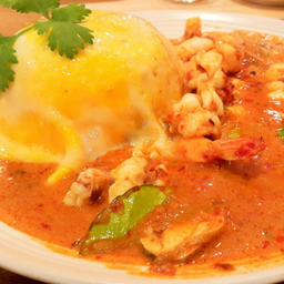 ข้าวไข่ข้นต้มยำ