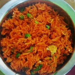 Vegetable biryani.