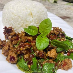 ข้าวกะเพราหมูสับ
