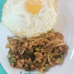 Pork Basil Rice + Fried Egg (Thai-Buddum Food)