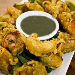 กุ้งชุบแป้งทอด