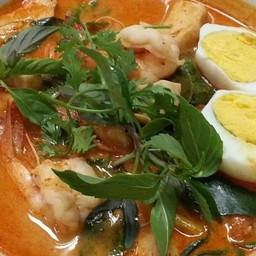 ก๋วยเตี๋ยวต้มยำกุ้งน้ำข้น