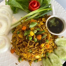 ข้าวหมกผัด ผักรวม-มาซาล่า