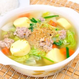 แกงจืดเต้าหู้หมูสับ