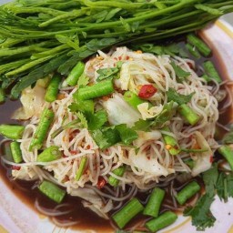 ขนมจีนน้ำยาสูตรสมุนไพร#มนต์คนอร่อย