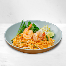 เส้นจันท์ผัดไทยกุ้งสดจัมโบ้