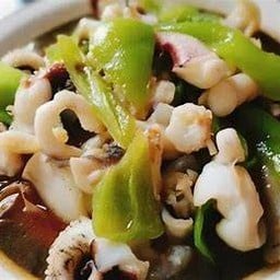 ผัดพริกหยวกทะเล เป็นเป็นกับข้าว