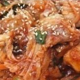 210 ไก่ผัดกิมจิ