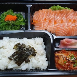 เบนโตะ ข้าวแซลมอนสด