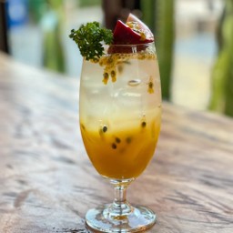 Passion Fruit Mango Soda