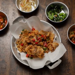 หมูสามชั้นทอดพริกเกลือ