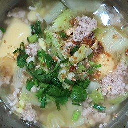 ต้มจืดเต้าหู้หมูสับ