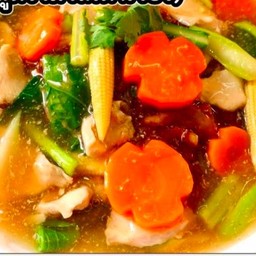 เจ๊หมูตามสั่ง(อิ่มจนจุก) วัดทุ่งเศรษฐี