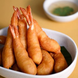 กุ้งชุบแป้งทอด