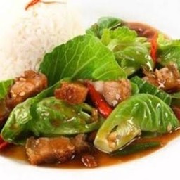Stir Fried Celery With Rice