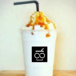 Caramel milk Frappe