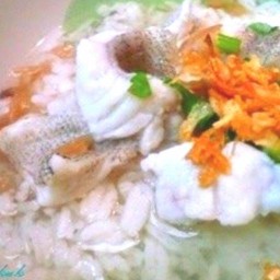 มื้อเย็นที่ช่อง 3(ข้าวต้มปลากะพงขาว)