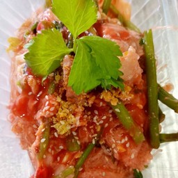 สุกี้แห้งหมูสูตเต้าหู้ยี้  ราคา  60 บาท