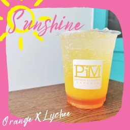 Sunshine (น้ำส้ม ลิ้นจี่ โซดา)