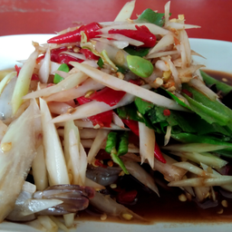 ตำกุ้งสด