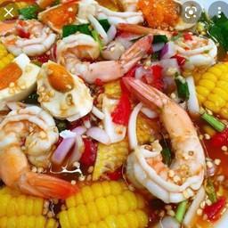 ตำข้าวโพดกุ้งสุก