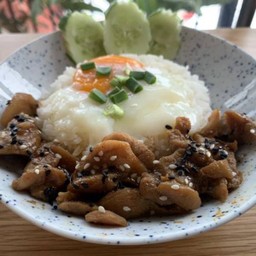 ไก่เทริยากิไข่ออนเซน