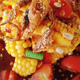 ตำข้าวโพดปลากรอป