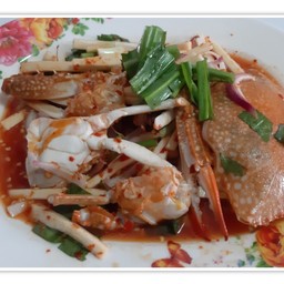 ยำปูม้าสุก