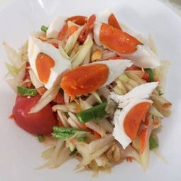 ส้มตำไข่เค็ม