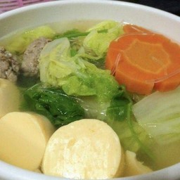 ต้มจืดเต้าหู้หมูสับ