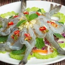 กุ้งแช่น้ำปลา