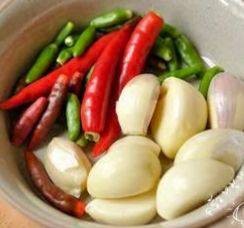 พริกสด+กระเทียม