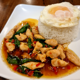 Chicken Basil Fried Rice