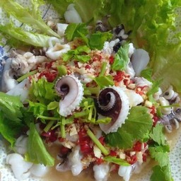 ตำนัวยำแซ่บ-หมี่กะทิ(สูตรอุบล)
