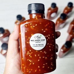 น้ำจิ้มสุกี้วีแกน มังสวิรัติ โฮมเมด ไม่ใส่ผงชูรส  220ml.