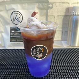 อเมริกาโน่มะพร้าวอัญชัน