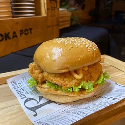 เบอร์เกอร์ไก่กรอบ