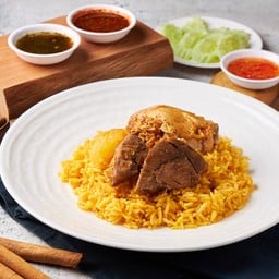 ข้าวหมกไก่+เนื้ออบ (MC+NO)