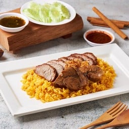 ข้าวหมกเนื้อทอด+เนื้ออบ (MNT+NO)